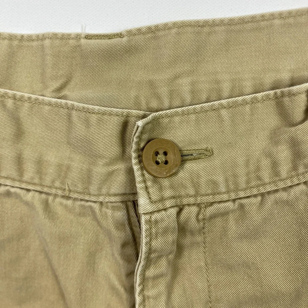 The North Face Shorts Mens‎ 38 Khaki Chino Twill Zip Fly Flat Front Outdoors